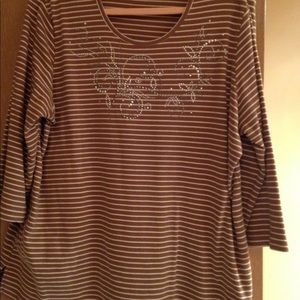 Top 60% cotton 40% polyester good condition.